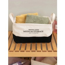 LC Waikiki Baskılı Organizer Sepet 28 x 20 x 16 cm