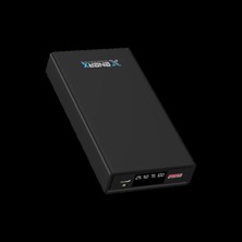 Enerx Powerbank 20000 mAh 2.1 Amper LED Göstergeli ENR-P2025DC Siyah