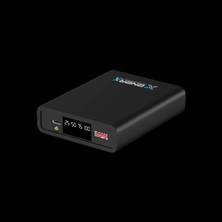 Enerx Powerbank 10000 mAh 2.1 Amper LED Göstergeli ENR-P1025DC Beyaz