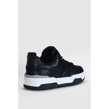 Lufian Mark Erkek Sneaker Ayakkabı Siyah