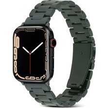 Techno Guru Apple Watch 38MM 3 Kademeli Katlanabilir Klipsli Metal Kordon KRD04