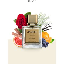 Jaquel KJ210 Exclusive Kadın Parfüm 50ml, Meyveli-Çiçeksi, Pembe Greyfurt, Mandalina, Gül, Vanilya