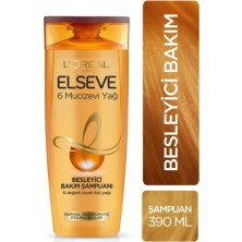 Elseve Mucizevi Yağ Besleyici Saç Bakım Şampuanı 390 ml Parabensiz Arındırıcı Özellik