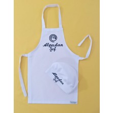Terzim Ayşenur Master Chef Çocuk Mutfak ve Etkinlik Ana Okulu Önlüğü Su Itici Leke Tutmaz Kumaş Isme Özel Nakış Desenli 0- 14 Yaş