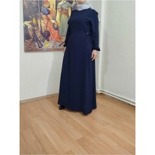 Butiktuğba Yandan Bağcıklı Tesettür Elbise