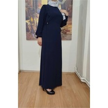 Butiktuğba Yandan Bağcıklı Tesettür Elbise