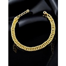 Feron Accessories 0824 Kalın Zirkon Taşlı Çelik Bileklik