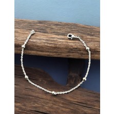 Feron Accessories Gümüş Renk  Boncuklu  Bileklik