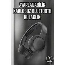 Miss Mojo Kulak Üstü Kablosuz Bluetooth Kulaklık Gürültü Önleyici Uzun Şarj Süreli