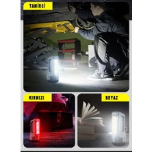Easy Tedarik Güçlü Şarjlı Fener Masa Lambası WT-603