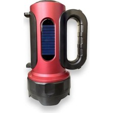 Easy Tedarik PS-T93 30W Uzun Menzilli Solar Panelli Powerbank+Usb Çıkış S.o.s Lu Ultra Güçlü Ledli Şarjlı Feneri