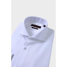 Slim Fit Italyan Yaka Duble Manşet Pamuklu Erkek GÖMLEK-KAW4029S