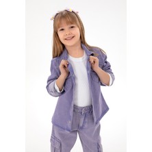 U.s. Polo Assn. Kız Çocuk Menekşe Gömlek Jean 50291152-VR037