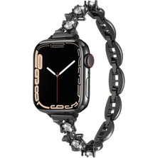 Techno Guru Apple Watch 45MM Kordon Bayanlara Özgü Şık Metal KRD-104