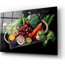Marsilyan- Meyve ve Sebzeler Cam Tablo