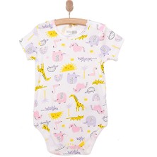 HelloBaby Hayvanlar Ksıa Kol Body