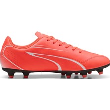 Puma Vıtorıa Fg-Ag Erkek Spor Ayakkabı Siyah 42,5 Halı Saha Krampon Kullanımı İçin Tasarlandı