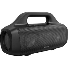 By Anker Motion Boom Kablosuz Bluetooth Hoparlör, 30W Stereo Ses, Ipx7 Suya Dayanıklılık, Bassup Teknolojisi, Soundcore Uygulaması, Dış Mekanlar Için Ses Bombası, 24 Saate Varan Şarj