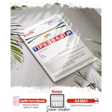 2020 Yks Ydt Rusça Ösym Çıkmış Soru Tıpkı Basım Deneme Paketi Optik Formlu