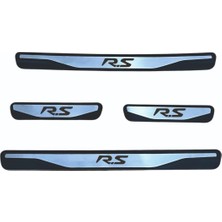 Clio R.s Kapı Eşiği New Krom Kapı Eşiği 4 Parça Paslanmaz Çelik