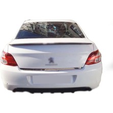 Peugeot 301 2012 ve Üzeri Modeller Krom Bagaj Alt Çıtası Paslanmaz Çelik