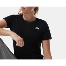 The North Face W SS Sımple Dome Tee Siyah Kadın T-Shirt NF0A4T1AJK31