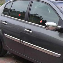 Renault Megane 2 Sedan Krom Cam Çıtası Seti 2004 - 2010