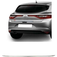Renault Megane-4 2016 ve Üzeri Krom Hb Bagaj Alt Çıtası Paslanmaz Çelik