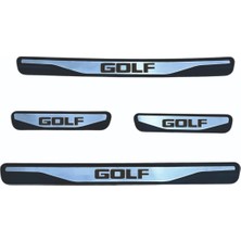Golf 6 Kapı Eşiği 2010-2013  New Krom Kapı Eşiği 4 Parça Paslanmaz Çelik