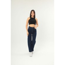 Fitilli Görünümlü Askılı Kalın Esnek Örme Basıc Crop