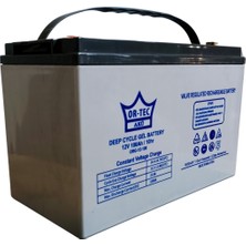 Ortec 12 V 100 Amper Jel Akü