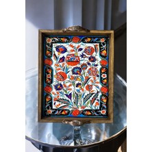 Eporselen El Yapımı Sunumluk Tepsi (20 cm x 25 Cm)