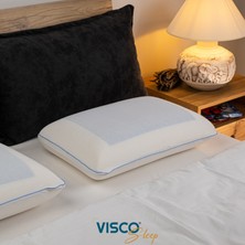 Soğutucu Yüzey Visco Yastık Jelli Risus Ergonomik Yastık 60X40X15 cm