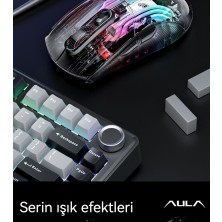 East China Station En Iyi Oyun Faresi Kablosuz Üç Modlu Şeffaf (Yurt Dışından)