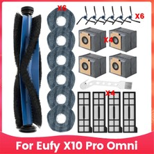 X10 Pro Omni Elektrikli Süpürge Ana Yan Fırça Hepa Filtreler Paspas Bezi Toz Torbaları Aksesuarlar (Yurt Dışından)