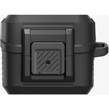 Spigen Galaxy Buds 3 / 3 Pro Kılıf Lock Fit Matte Black - ACS08332