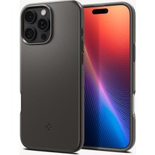Spigen iPhone 16 Pro Kılıf Thin Fit MagFit MagSafe özellikli Gunmetal - ACS08107