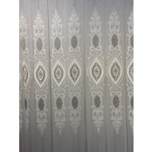 Konper Nakış Işlemeli Tül Perde Sık Pile
