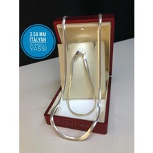 Vogutima 3.5mm Italyan Bombeli Ezme Set 925 Gümüş • Işıklı Kutuda • Sevgiliye • Eşe • Babaya • Bileklik Kolye