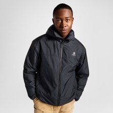 Converse Classic Erkek Kapüşonlu Siyah Ceket