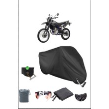 Breen Yamaha Wr 125 R Için Kilit Uyumlu Siyah Motosiklet Branda, Güvenli, Su Geçirmez