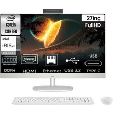 Hp 27-CR0007NT I5-1335U 898B7EA-K10 32GB 1tb Intel Iris Xe Windows 10 Home 27" Fullhd All In One Bilgisayar