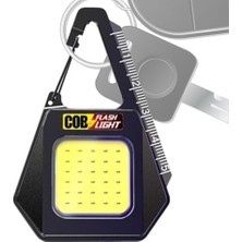 212 Farissu Manyetik Şarjlı Taşınabilir Üçgen Anahtarlık Işığı | 500 Mah Çok Fonksiyonlu Çalışma Lambası