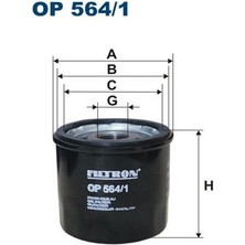 Filtron Yag Fıltresı Chevrolet Spark (M300) Aveo (T250 T255) 1.2 1.0