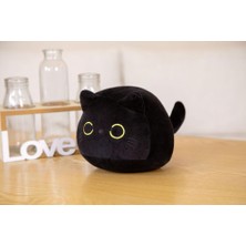 Graceful Gatherings 40CM Kara Kedi Yastık Peluş Sevimli Sevimli Sevimli Sevimli Kedi (Yurt Dışından)