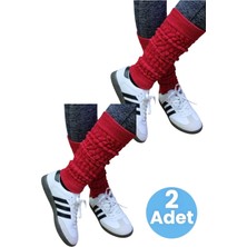 Tezzgelsin Kadın Dört Mevsim Ayaksız Triko Tozluk 2'li Set