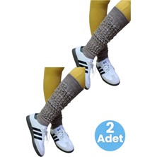 Tezzgelsin Kadın Dört Mevsim Ayaksız Triko Tozluk 2'li Set