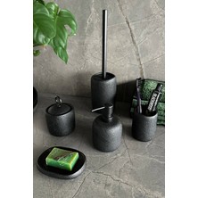 Primanova Yonksu 5'li Banyo Seti Siyah