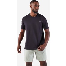 Kiprun Erkek Siyah Nefes Alan Spor Tişörtü KIPRUN Dry 500 - Koşu