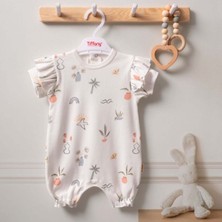 Tiffany Baby Sunny Garden Yarım Kol Kısa Bebek Tulumu 2410026